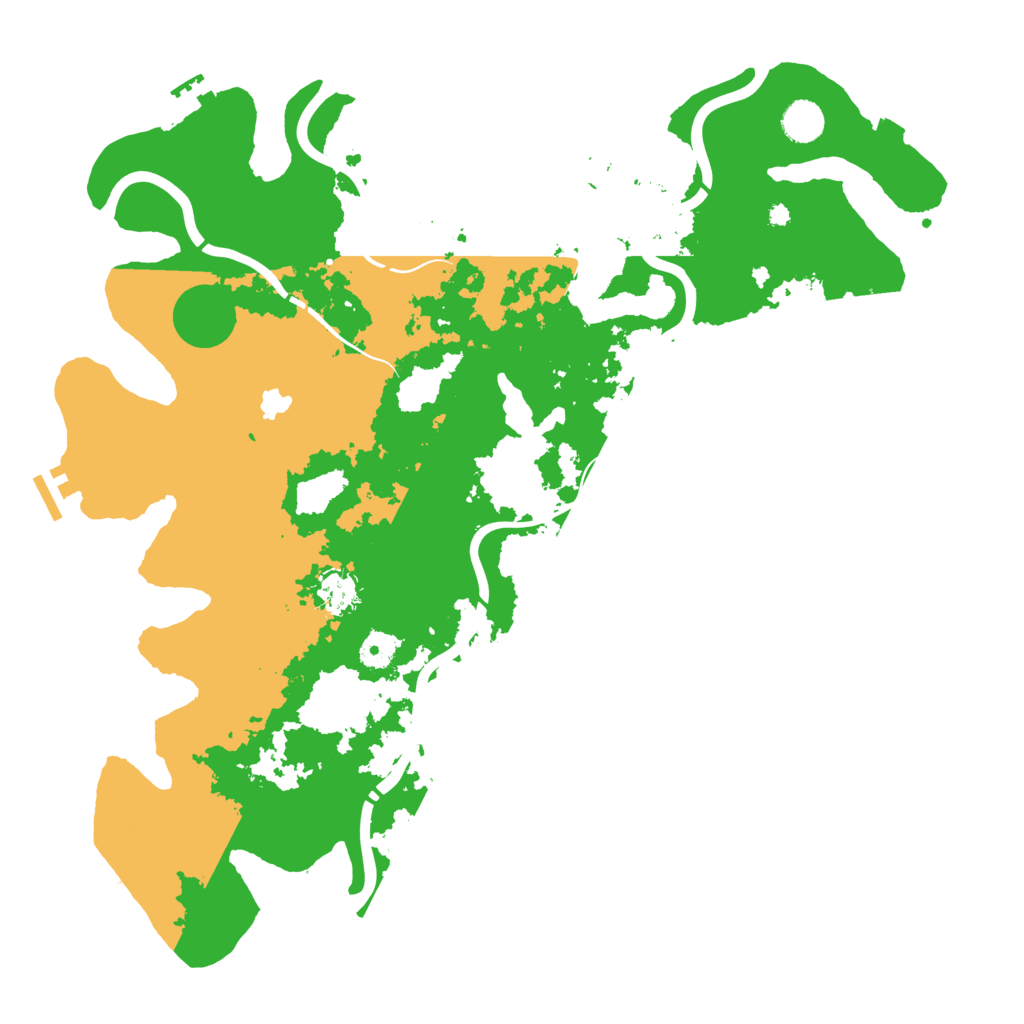 Biome Rust Map: Procedural Map, Size: 4300, Seed: 1802152399