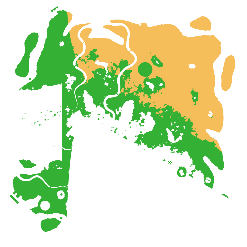 Biome Rust Map: Procedural Map, Size: 4500, Seed: 106819215
