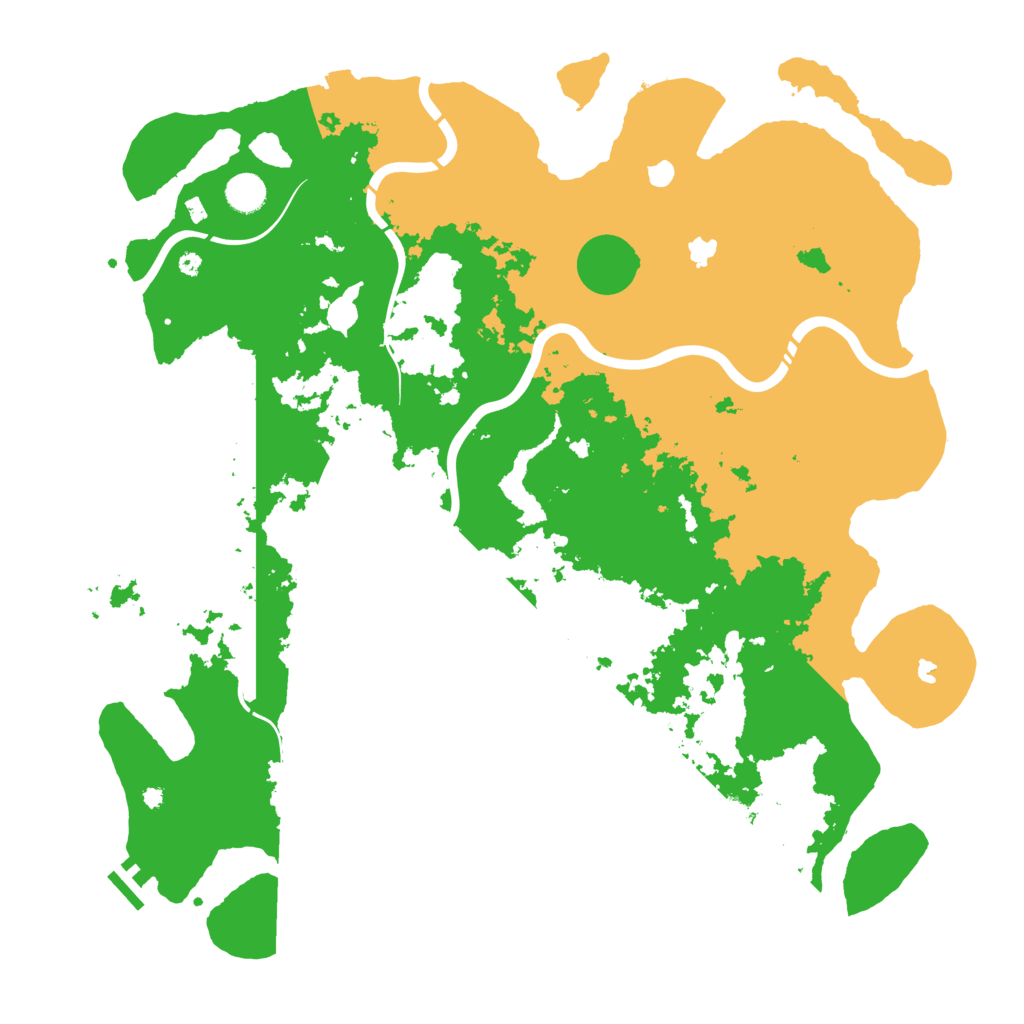 Biome Rust Map: Procedural Map, Size: 4500, Seed: 1459424545