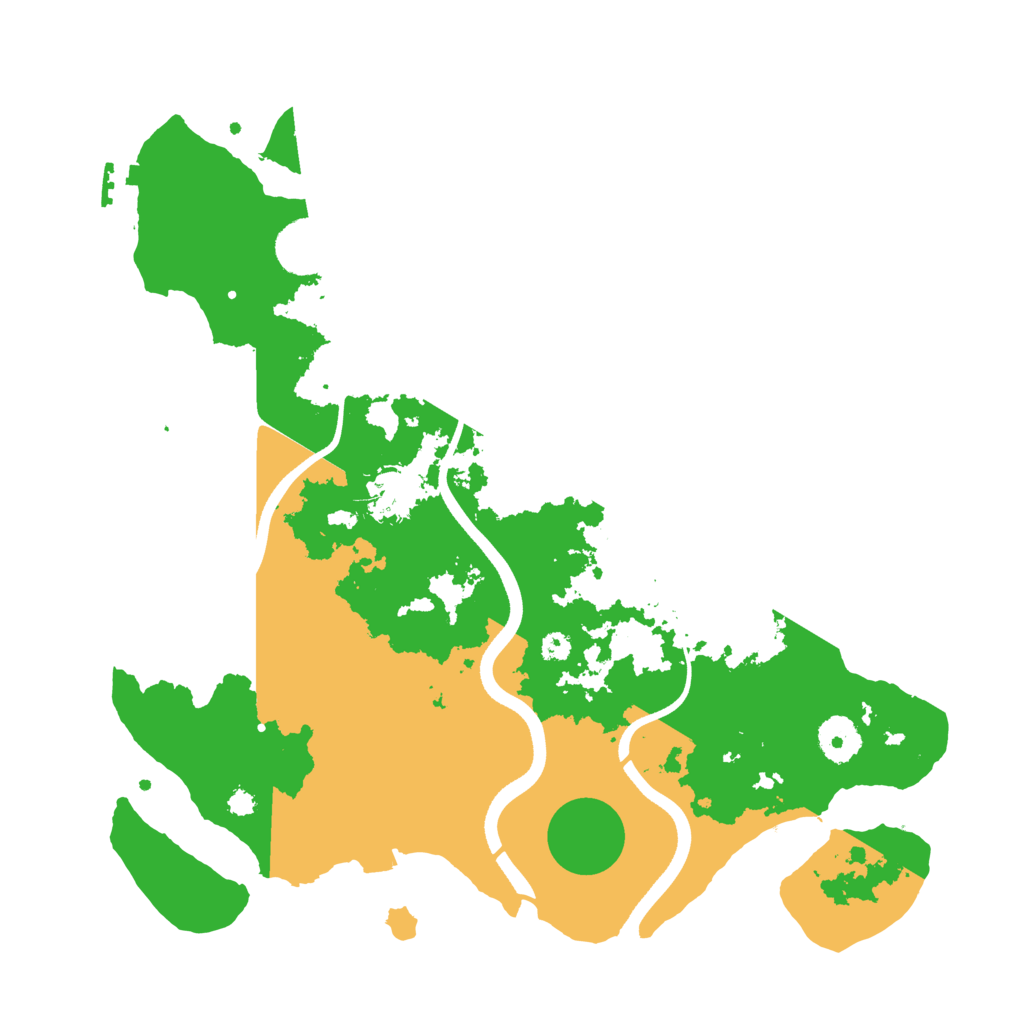Biome Rust Map: Procedural Map, Size: 3500, Seed: 1884759711