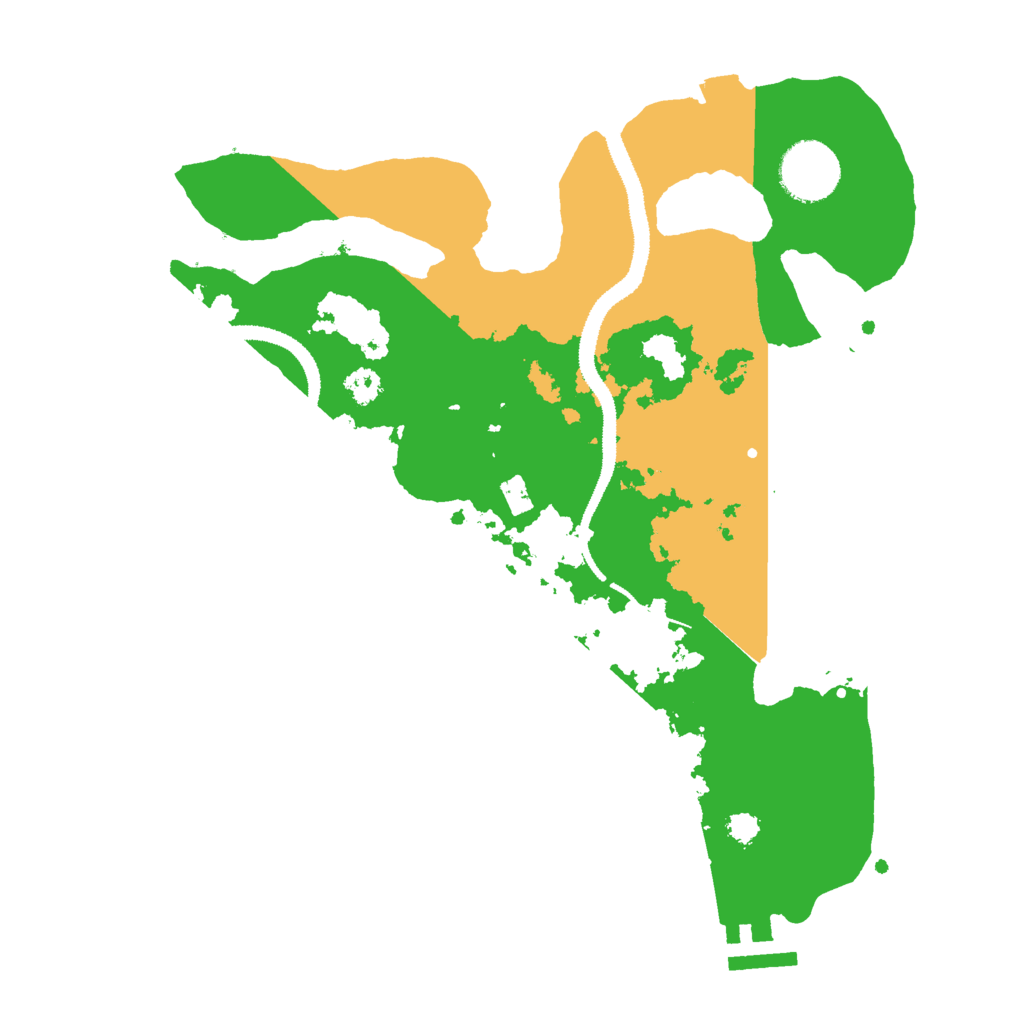 Biome Rust Map: Procedural Map, Size: 3000, Seed: 261587575