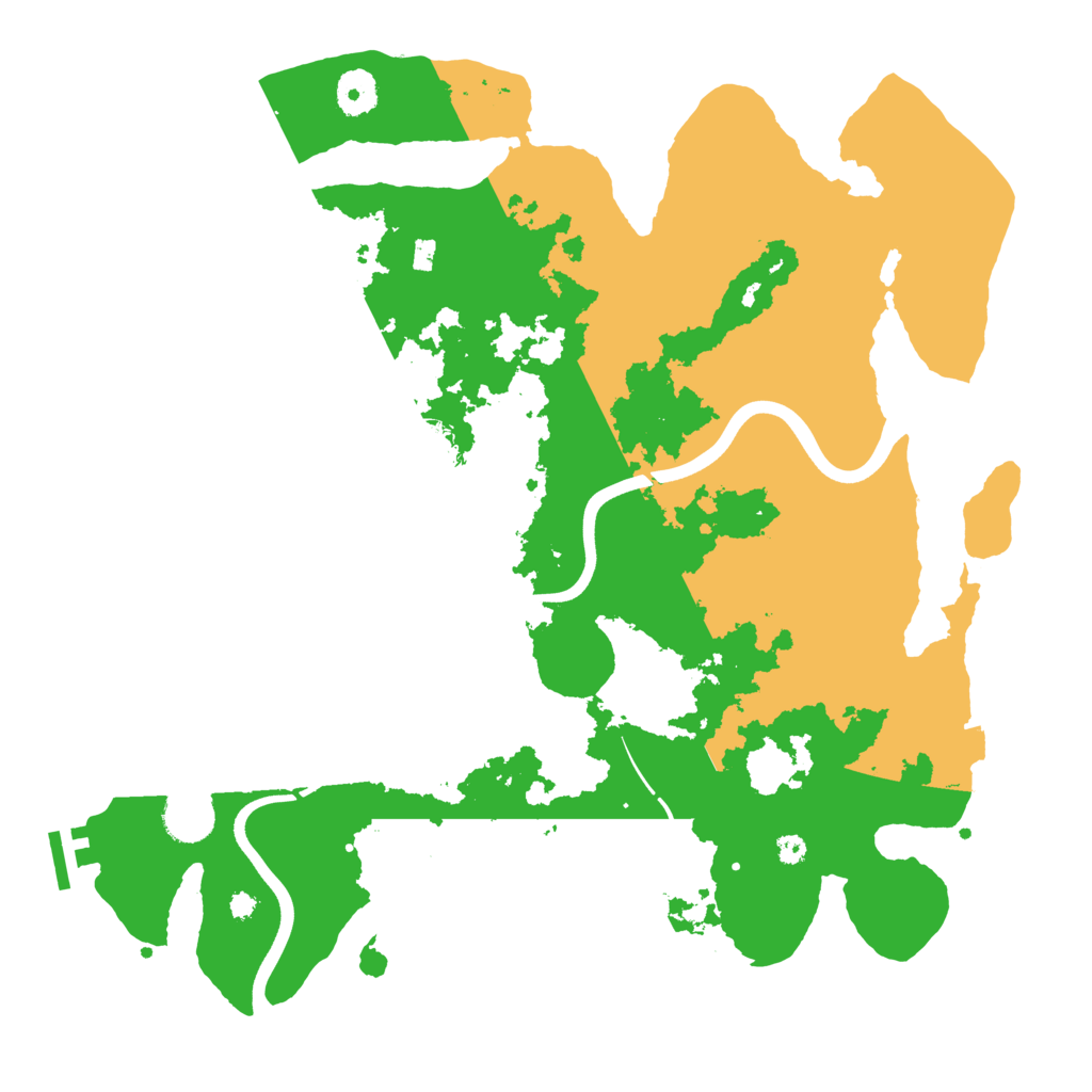Biome Rust Map: Procedural Map, Size: 3750, Seed: 771804