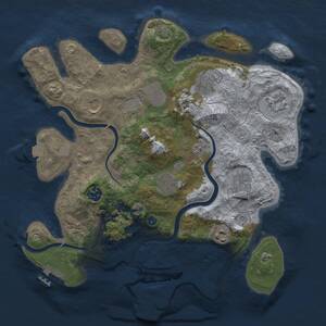 Thumbnail Rust Map: Procedural Map, Size: 3500, Seed: 587582154, 15 Monuments