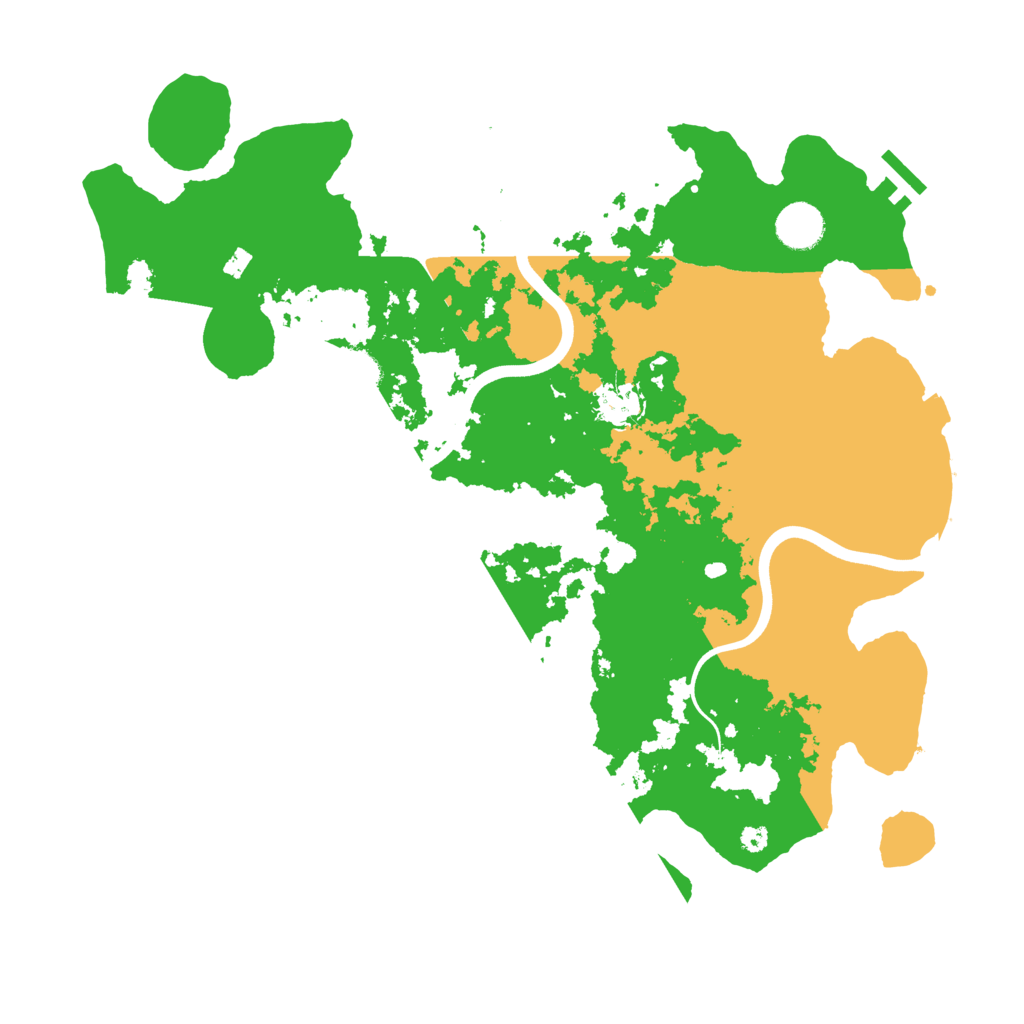 Biome Rust Map: Procedural Map, Size: 3800, Seed: 6456534