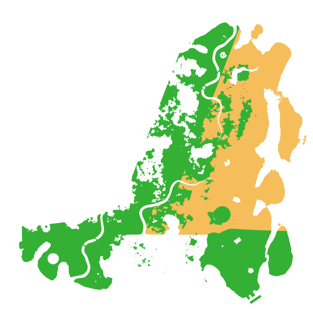Biome Rust Map: Procedural Map, Size: 5000, Seed: 1757073722