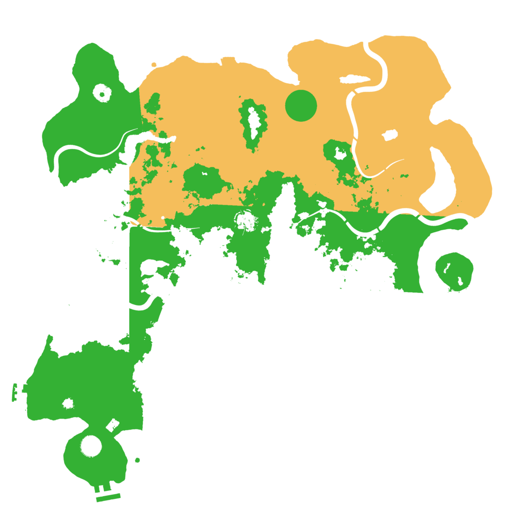Biome Rust Map: Procedural Map, Size: 4300, Seed: 2053468931