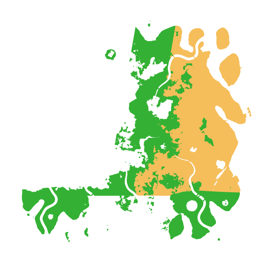 Biome Rust Map: Procedural Map, Size: 4300, Seed: 445181175