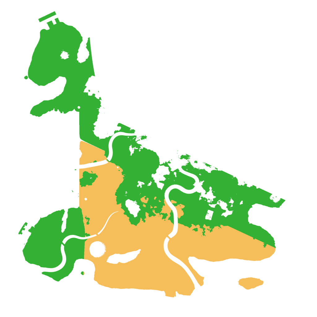 Biome Rust Map: Procedural Map, Size: 3500, Seed: 2034