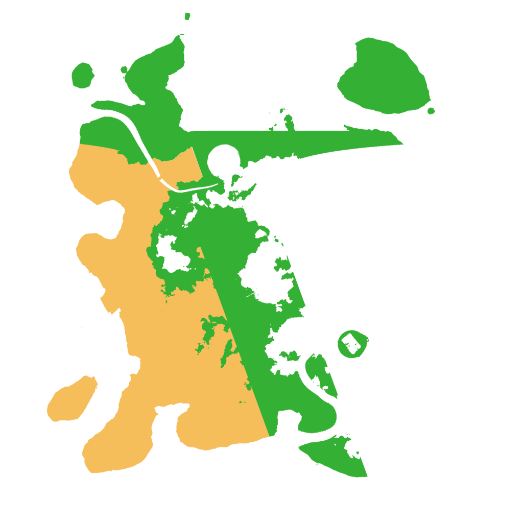 Biome Rust Map: Procedural Map, Size: 3000, Seed: 1159656461