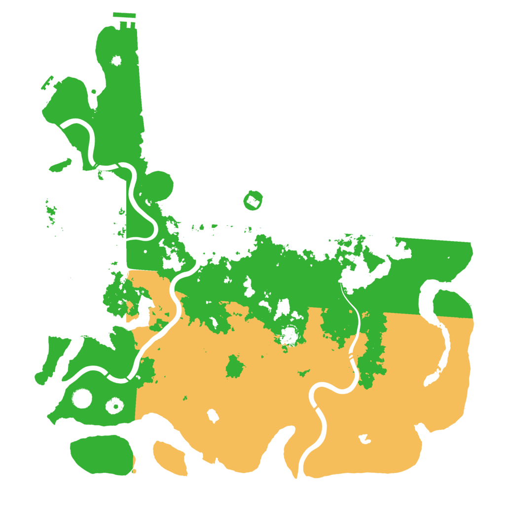 Biome Rust Map: Procedural Map, Size: 4500, Seed: 365467962