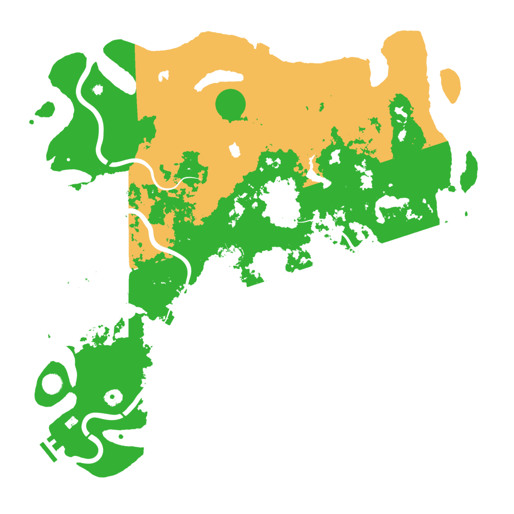 Biome Rust Map: Procedural Map, Size: 4500, Seed: 613134212