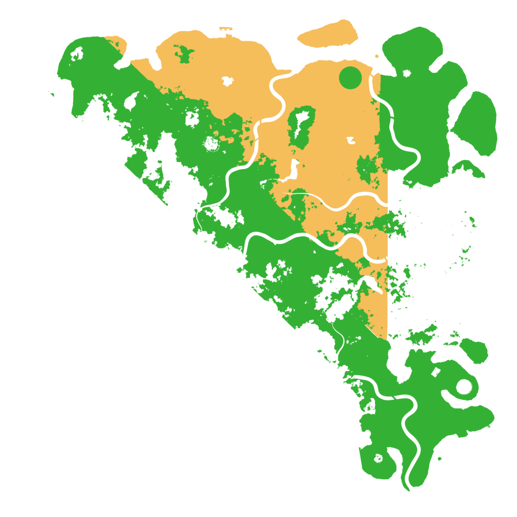 Biome Rust Map: Procedural Map, Size: 6000, Seed: 5398