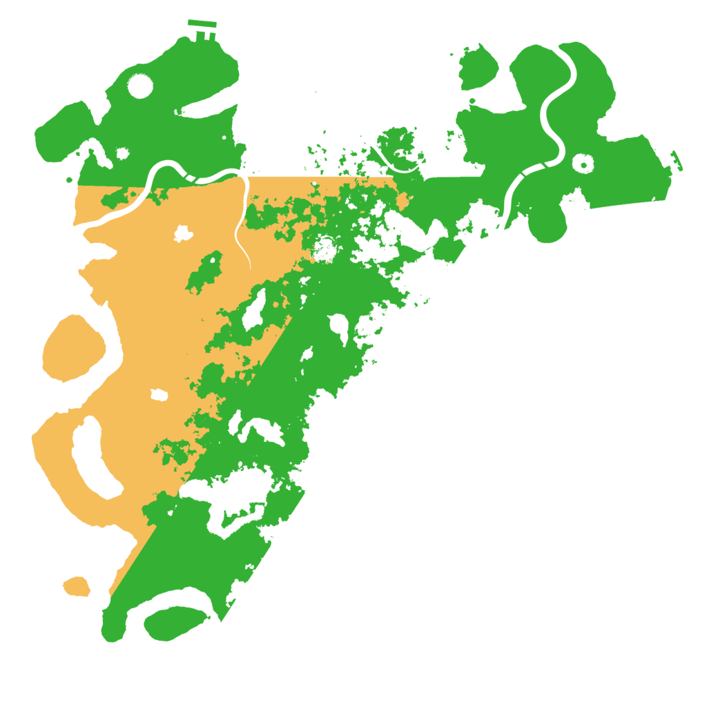 Biome Rust Map: Procedural Map, Size: 5000, Seed: 1980770097