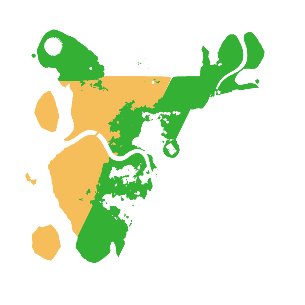 Biome Rust Map: Procedural Map, Size: 3000, Seed: 64723