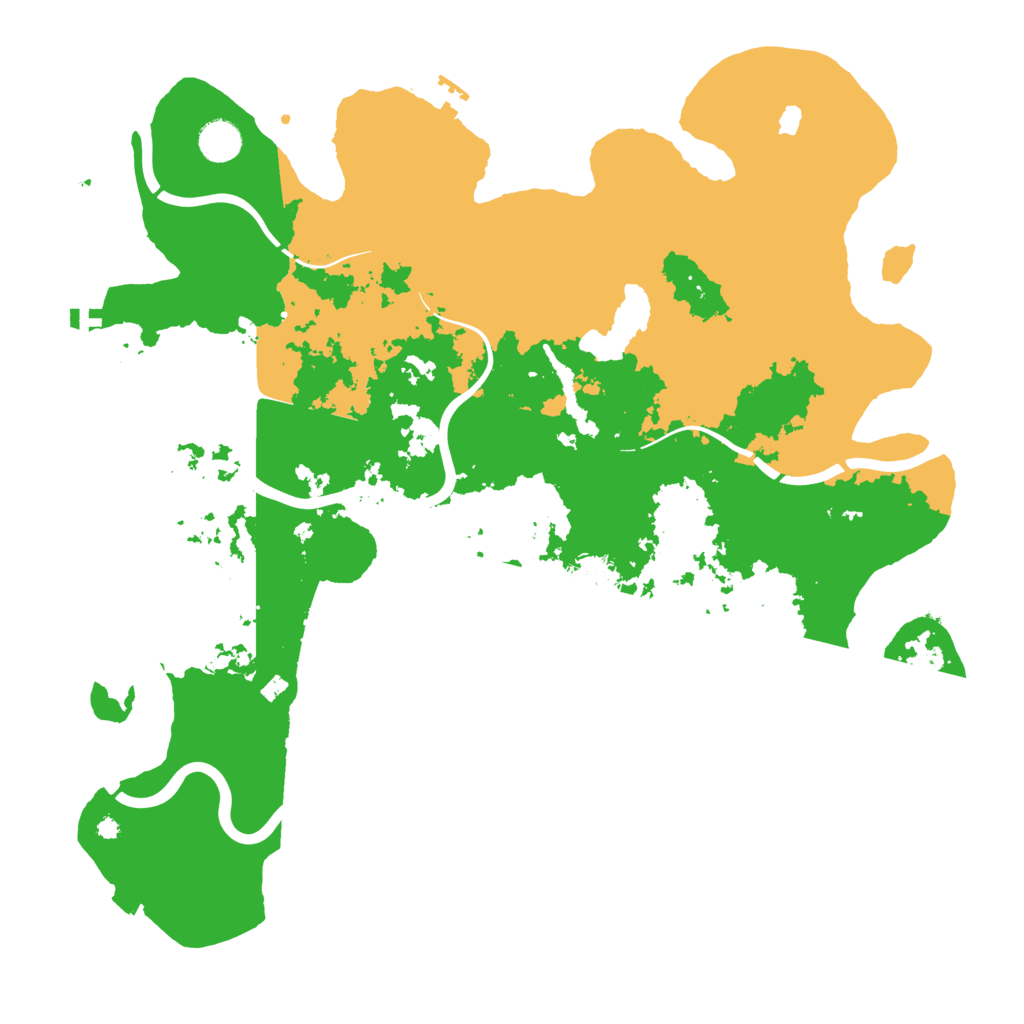 Biome Rust Map: Procedural Map, Size: 4250, Seed: 1223051607