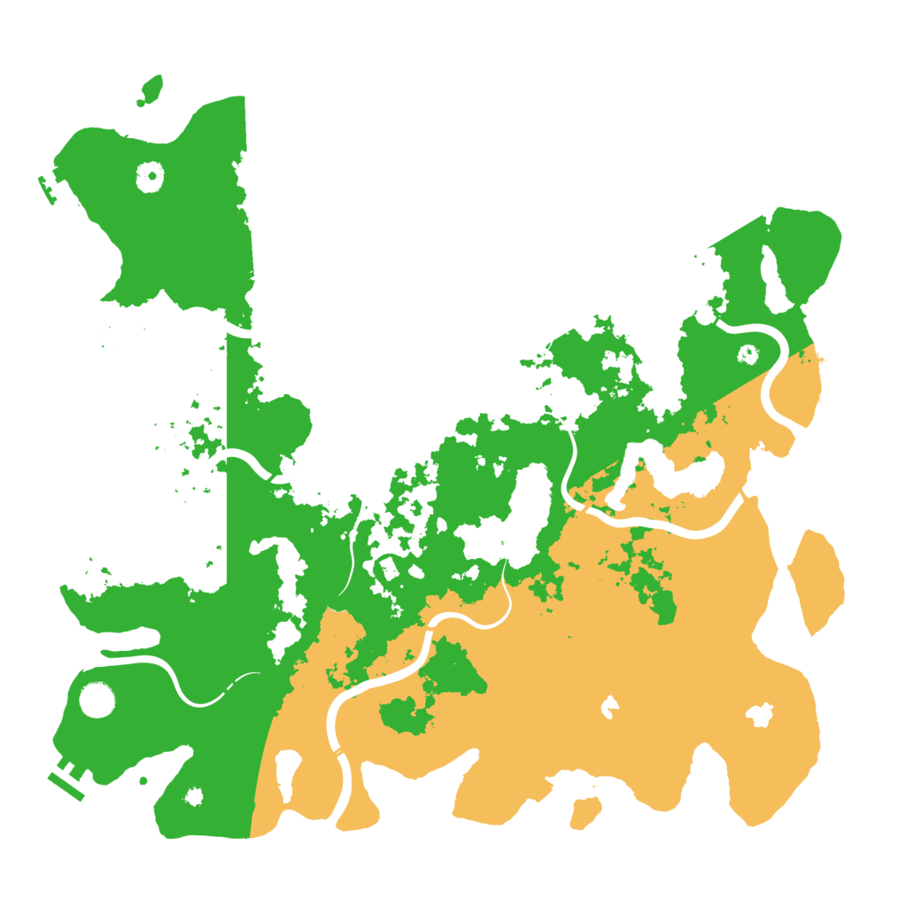 Biome Rust Map: Procedural Map, Size: 4500, Seed: 487709950