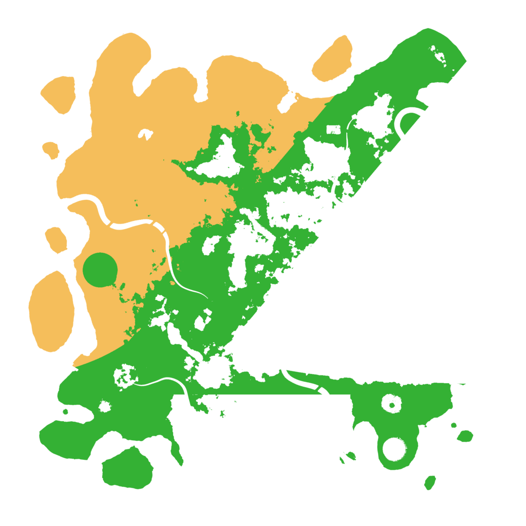 Biome Rust Map: Procedural Map, Size: 4000, Seed: 20087