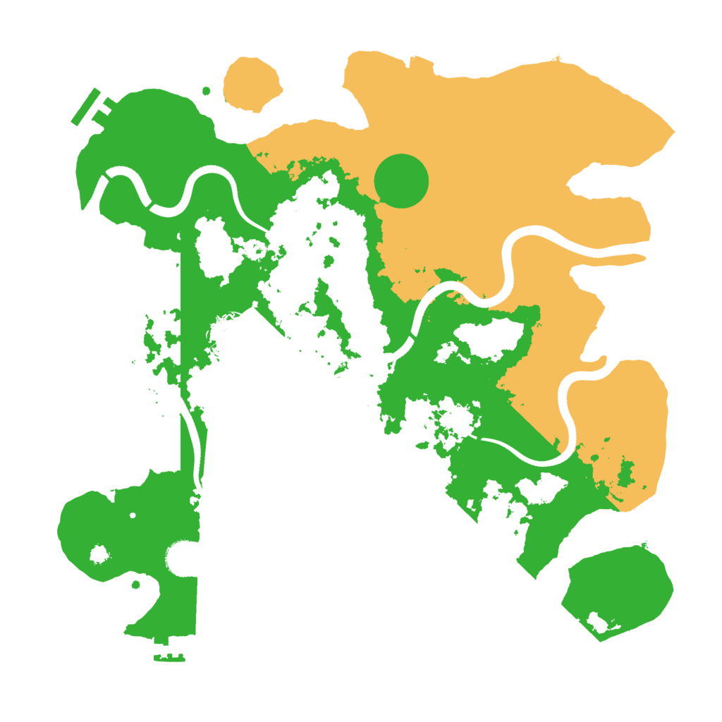 Biome Rust Map: Procedural Map, Size: 3500, Seed: 1418809820