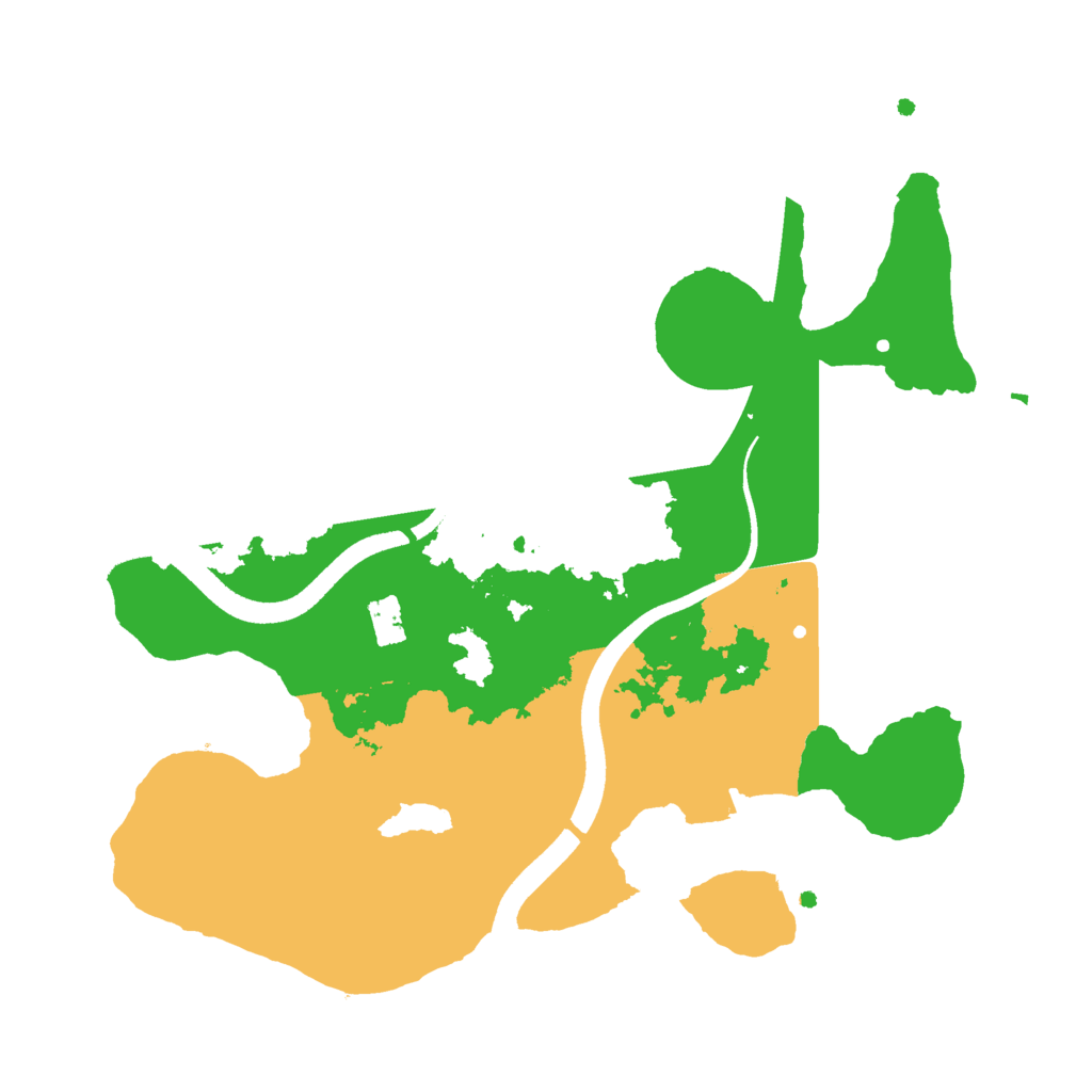 Biome Rust Map: Procedural Map, Size: 2500, Seed: 1809381665