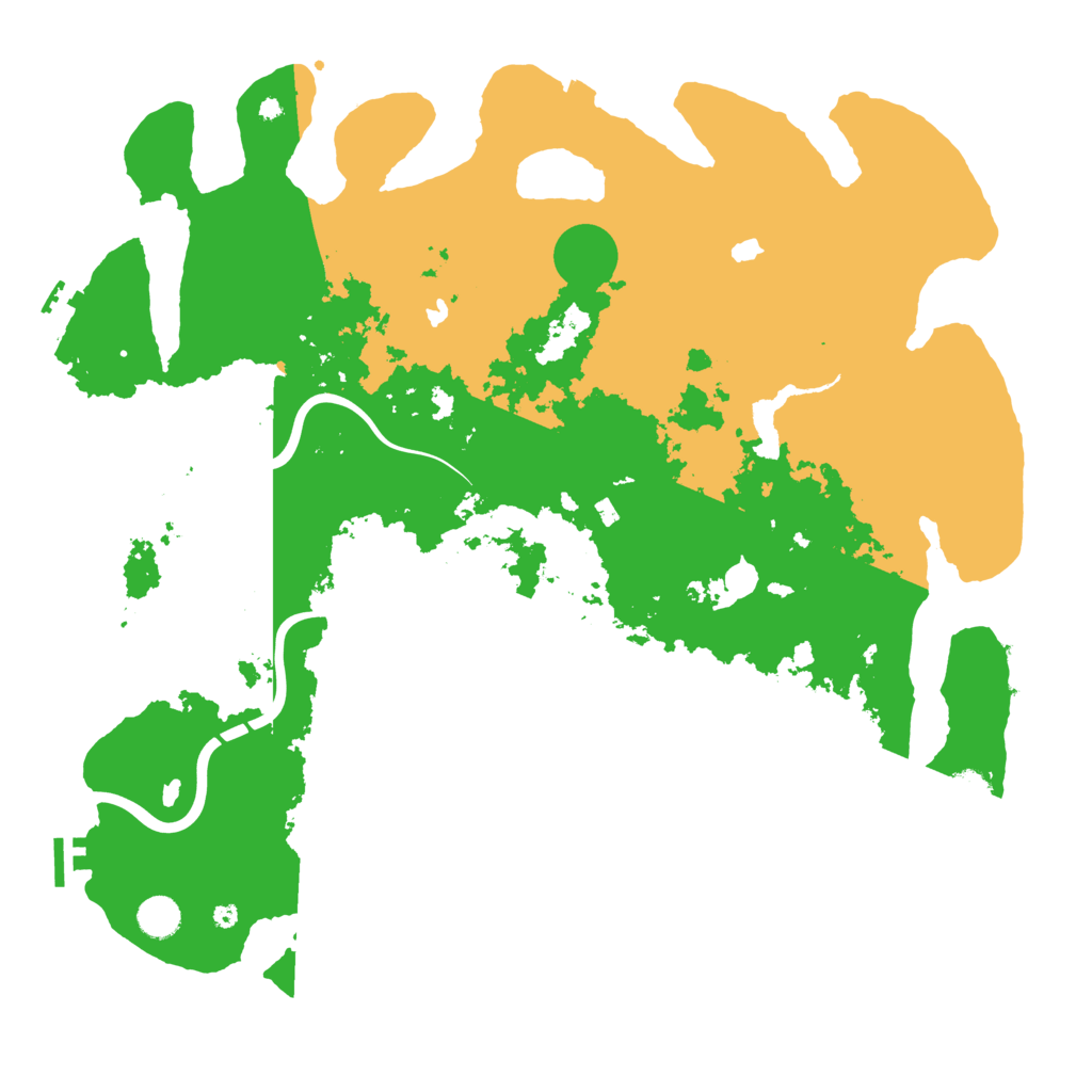 Biome Rust Map: Procedural Map, Size: 4500, Seed: 1963750863