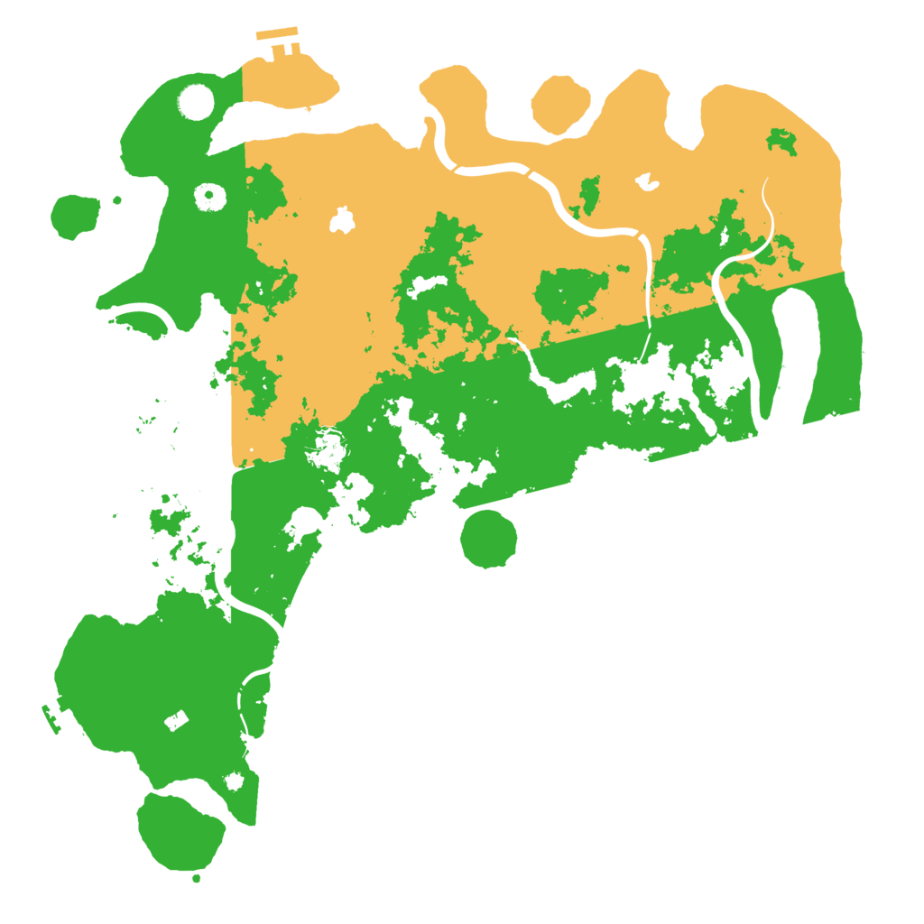 Biome Rust Map: Procedural Map, Size: 4500, Seed: 1497356704