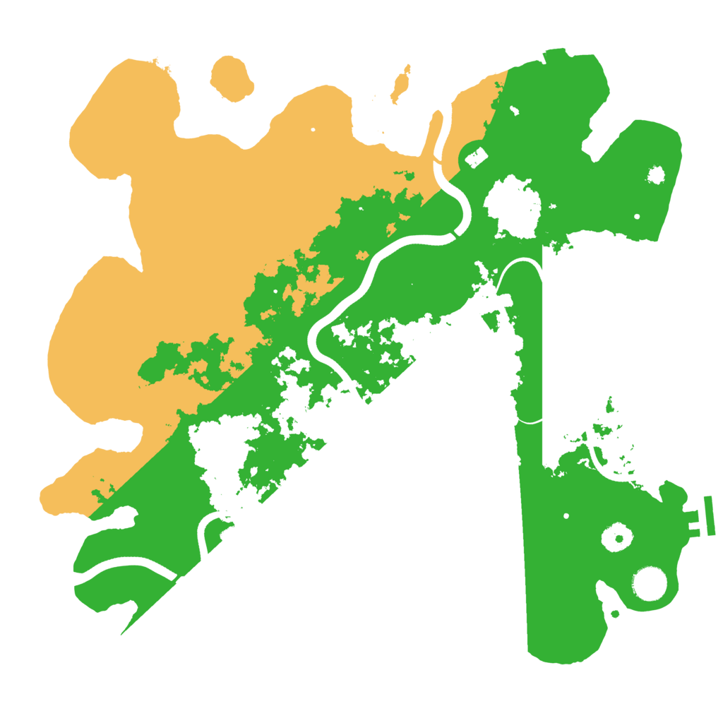 Biome Rust Map: Procedural Map, Size: 3700, Seed: 75902336