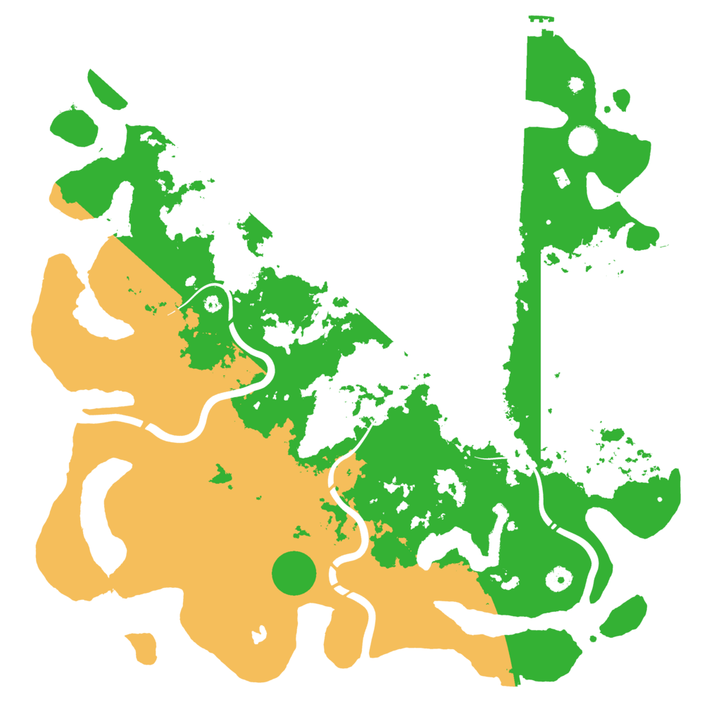 Biome Rust Map: Procedural Map, Size: 4300, Seed: 241538