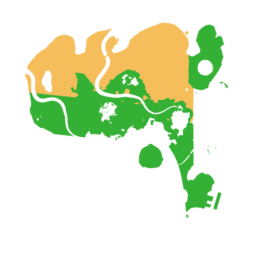 Biome Rust Map: Procedural Map, Size: 3000, Seed: 820826012