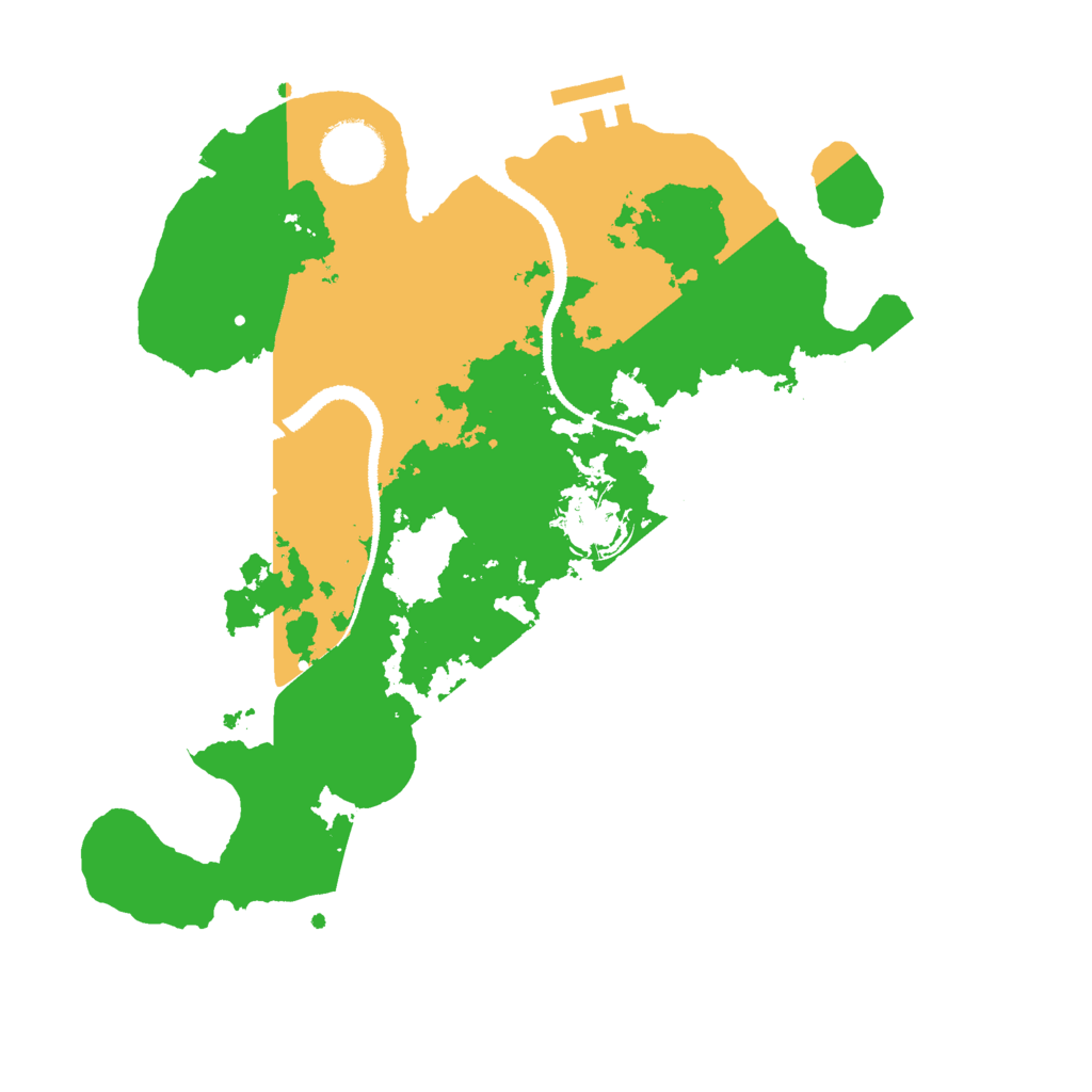 Biome Rust Map: Procedural Map, Size: 3000, Seed: 755809456