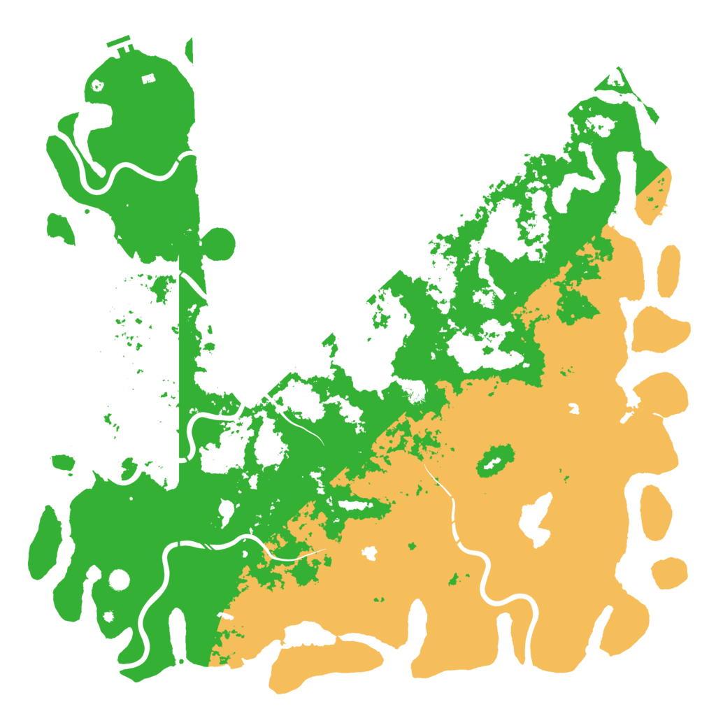 Biome Rust Map: Procedural Map, Size: 6000, Seed: 1397993