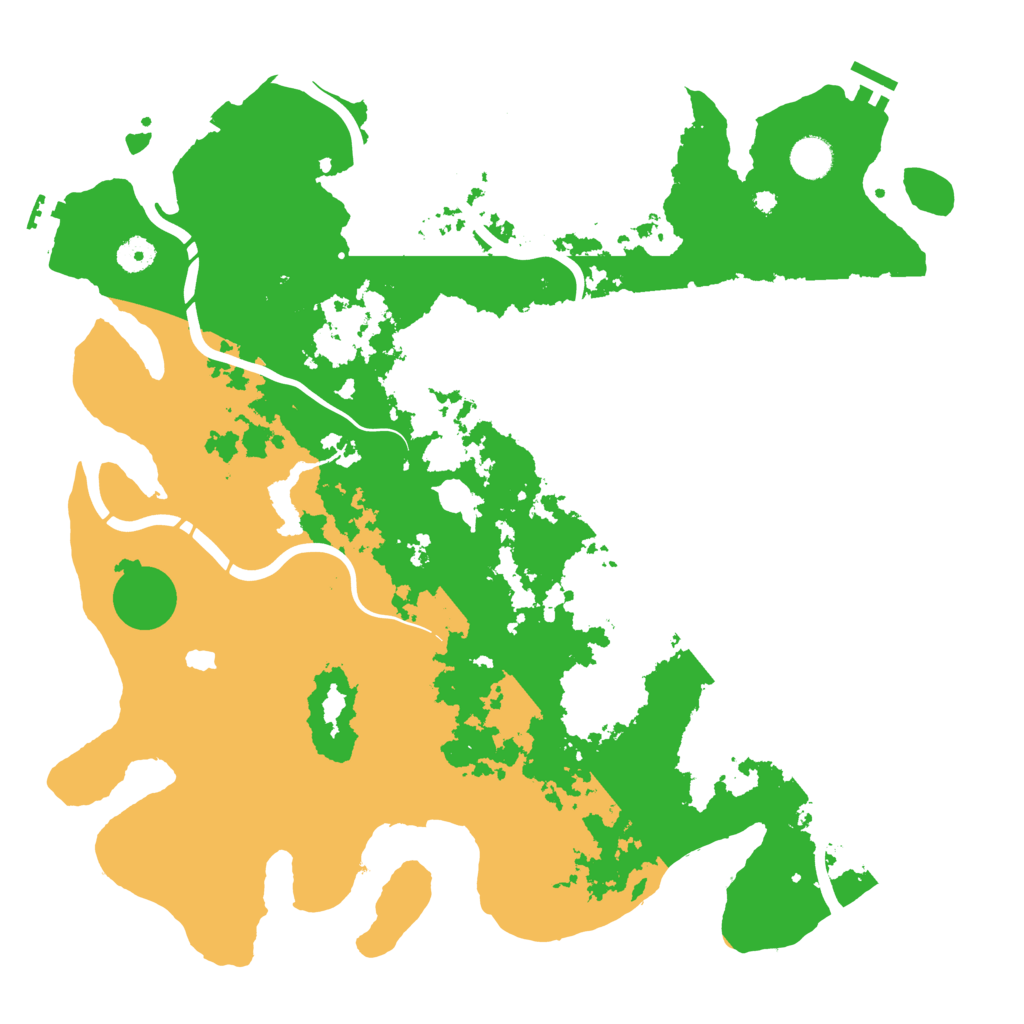 Biome Rust Map: Procedural Map, Size: 4250, Seed: 23857