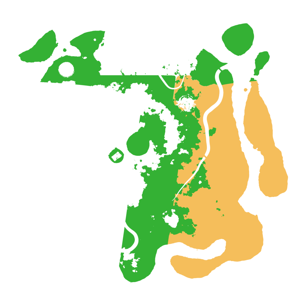 Biome Rust Map: Procedural Map, Size: 3500, Seed: 1805997055