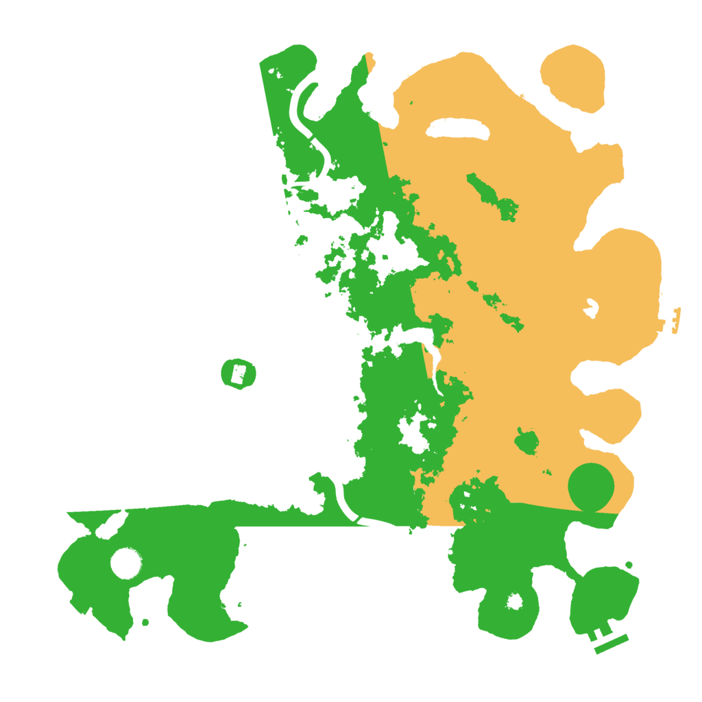 Biome Rust Map: Procedural Map, Size: 4000, Seed: 688843504