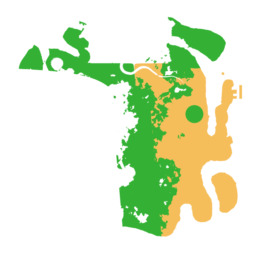Biome Rust Map: Procedural Map, Size: 3750, Seed: 185770778