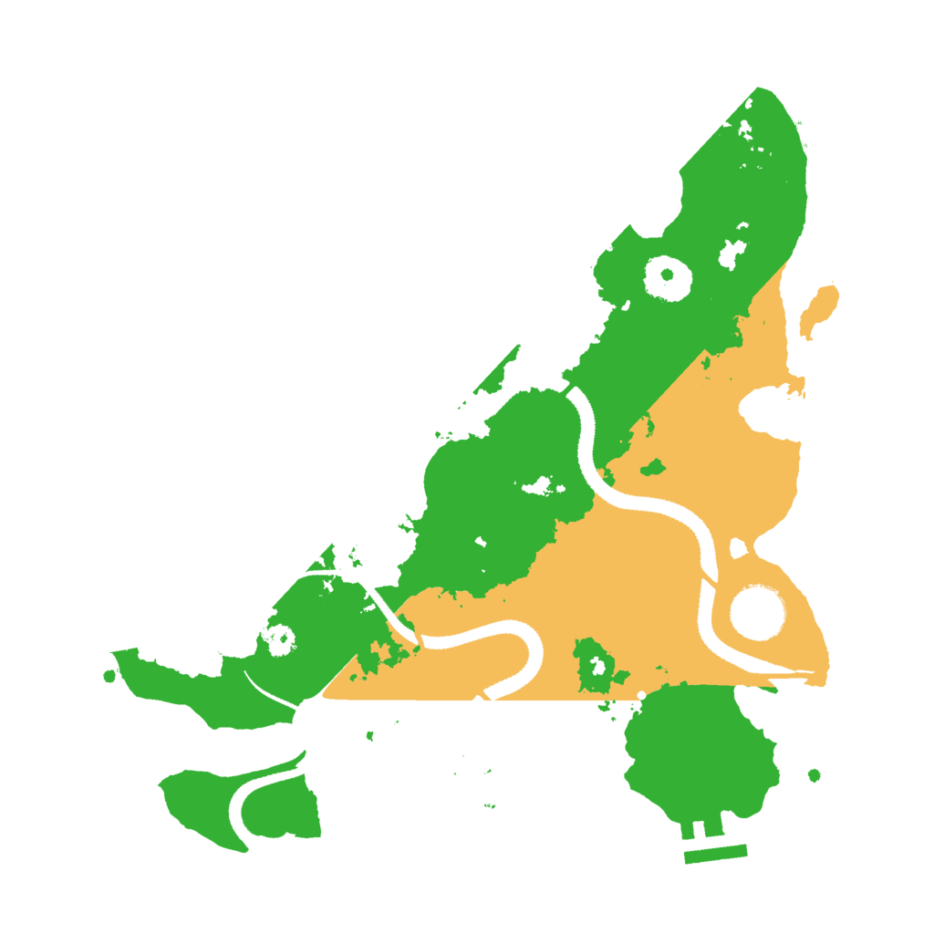 Biome Rust Map: Procedural Map, Size: 3000, Seed: 202509061