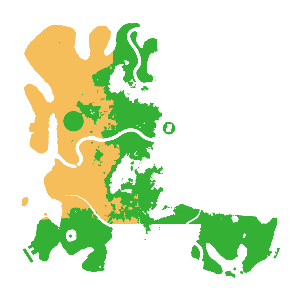 Biome Rust Map: Procedural Map, Size: 3899, Seed: 1209531922