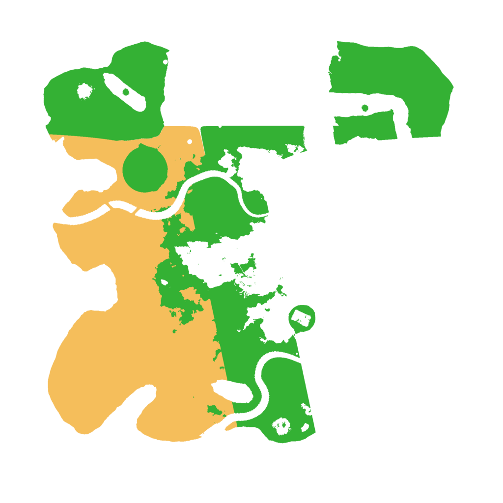 Biome Rust Map: Procedural Map, Size: 3000, Seed: 68738