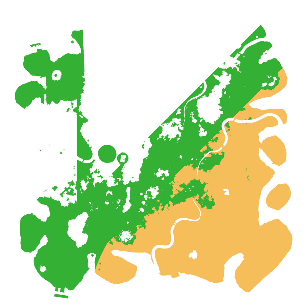 Biome Rust Map: Procedural Map, Size: 4500, Seed: 116416178