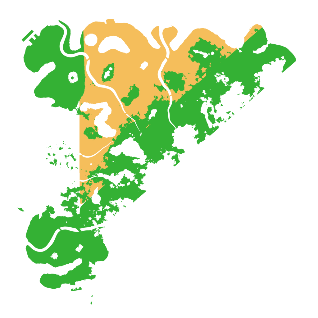 Biome Rust Map: Procedural Map, Size: 4500, Seed: 834654265