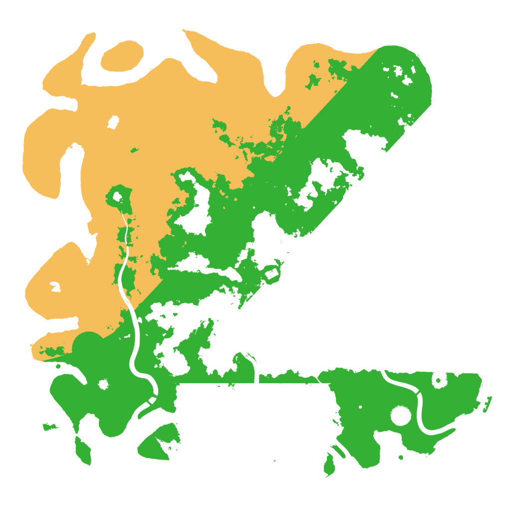 Biome Rust Map: Procedural Map, Size: 4500, Seed: 16761886