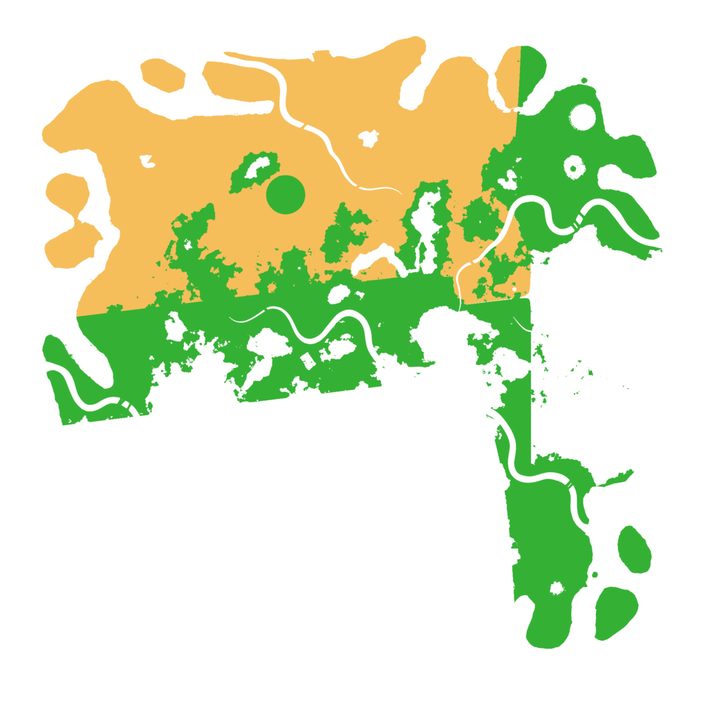 Biome Rust Map: Procedural Map, Size: 4800, Seed: 208335234