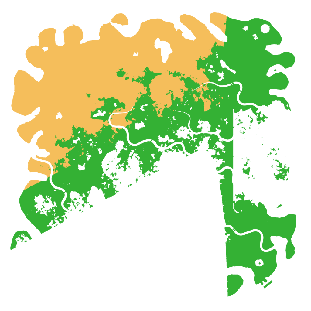 Biome Rust Map: Procedural Map, Size: 6000, Seed: 1415359346