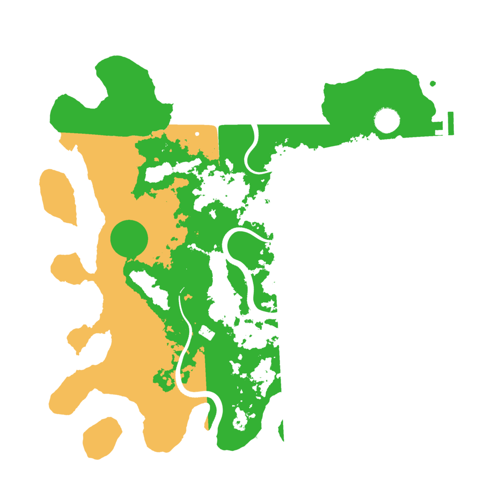 Biome Rust Map: Procedural Map, Size: 3500, Seed: 1443839275