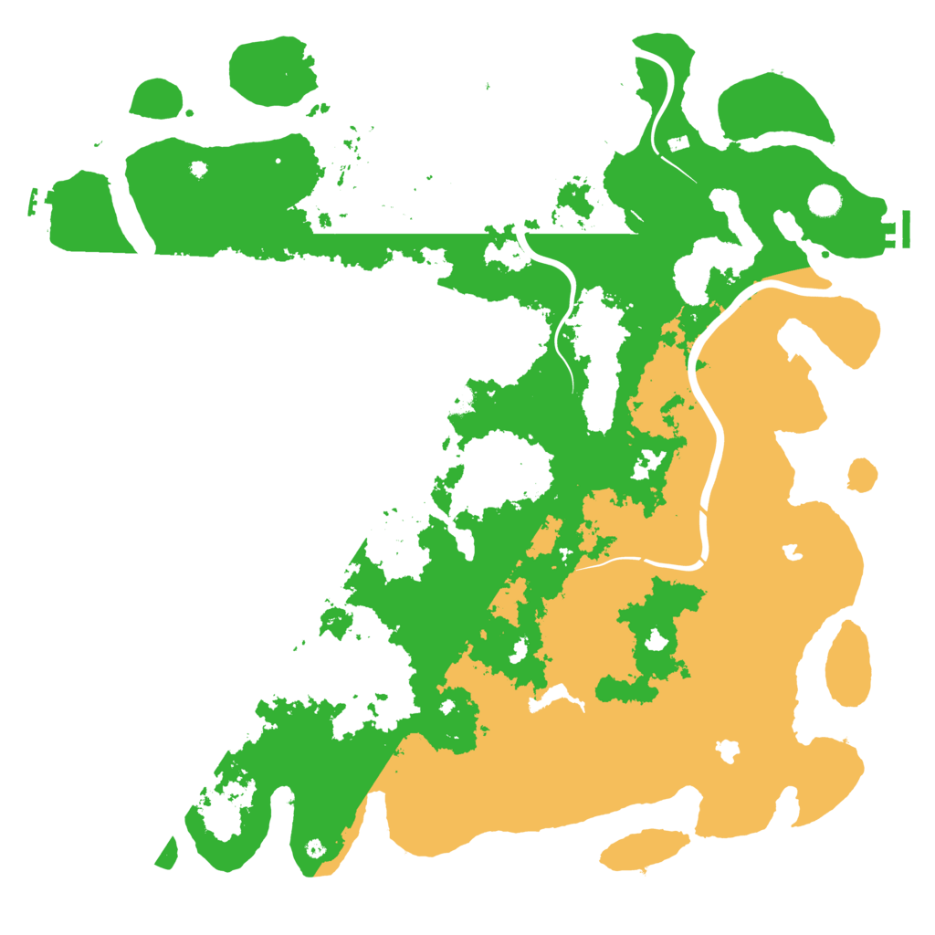 Biome Rust Map: Procedural Map, Size: 5000, Seed: 883416235