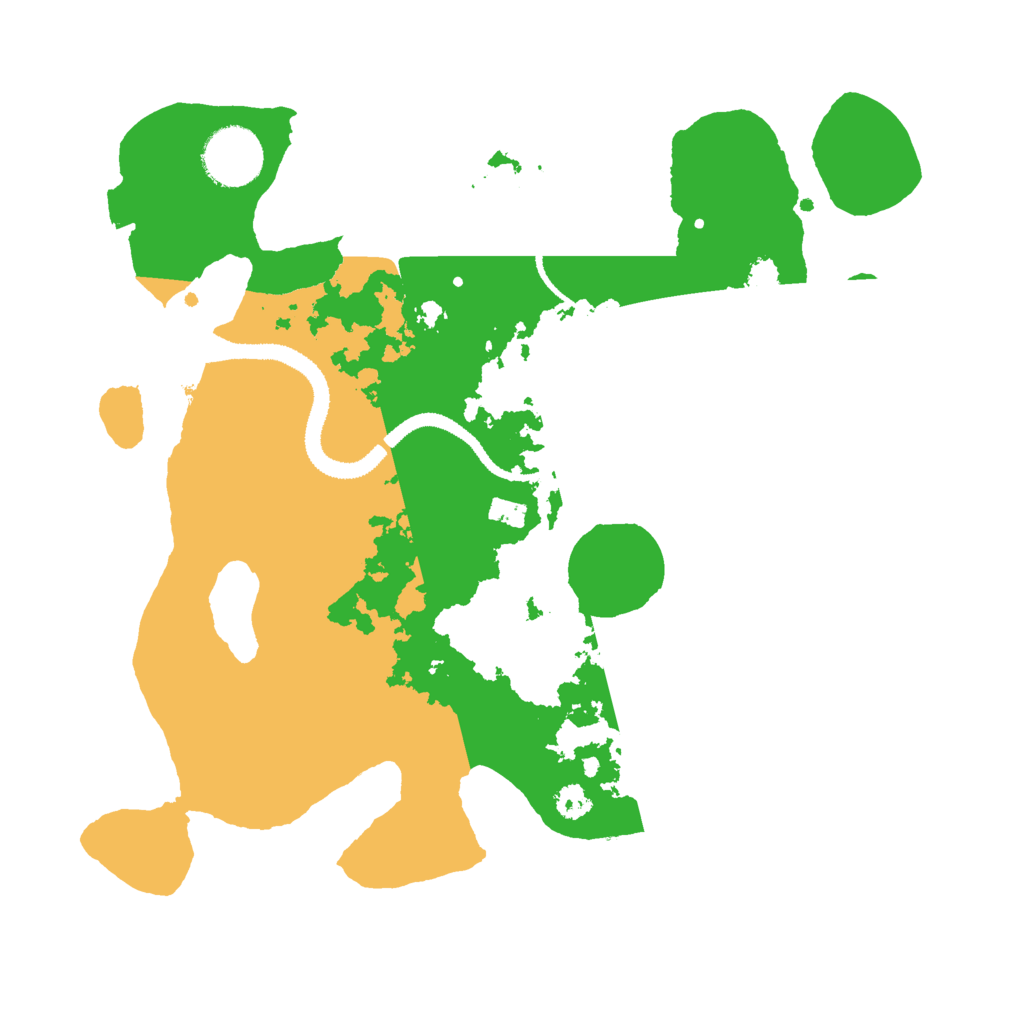 Biome Rust Map: Procedural Map, Size: 3000, Seed: 66744233