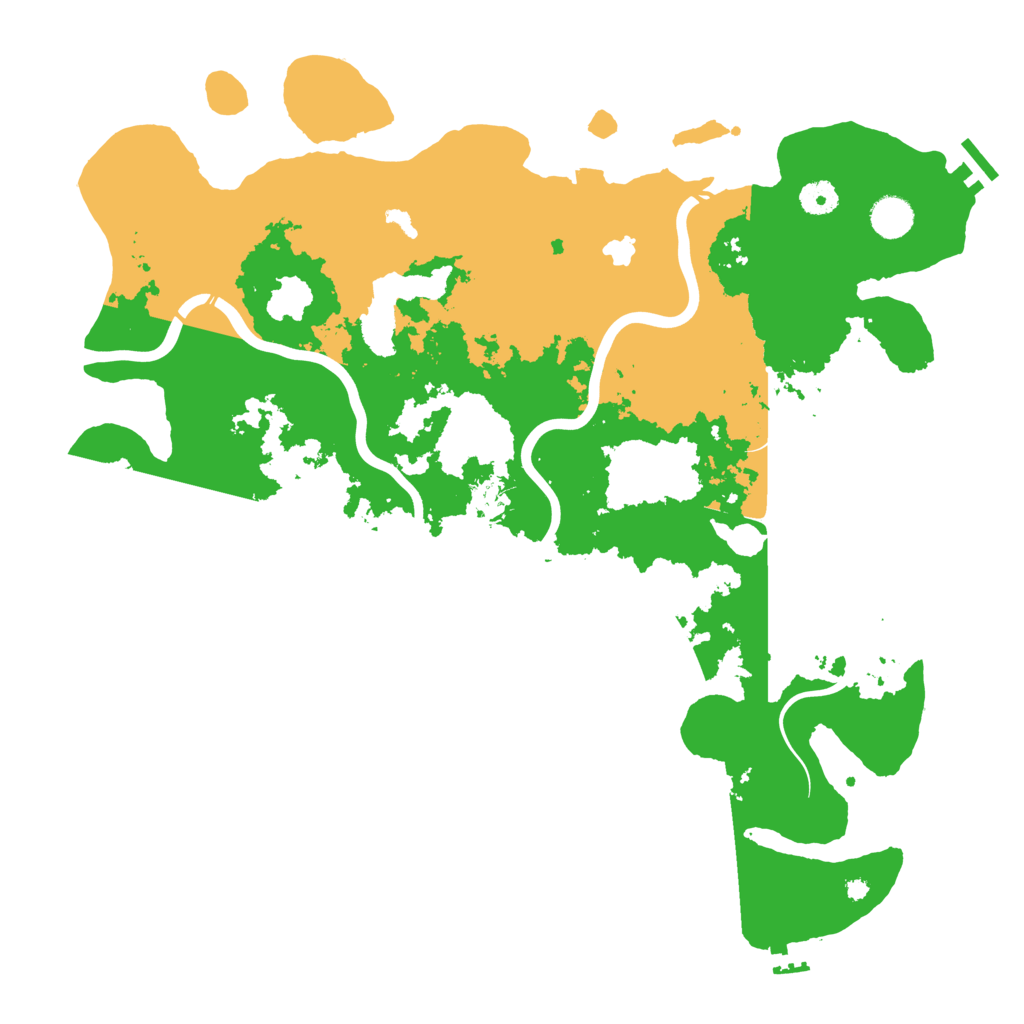 Biome Rust Map: Procedural Map, Size: 4250, Seed: 303287477