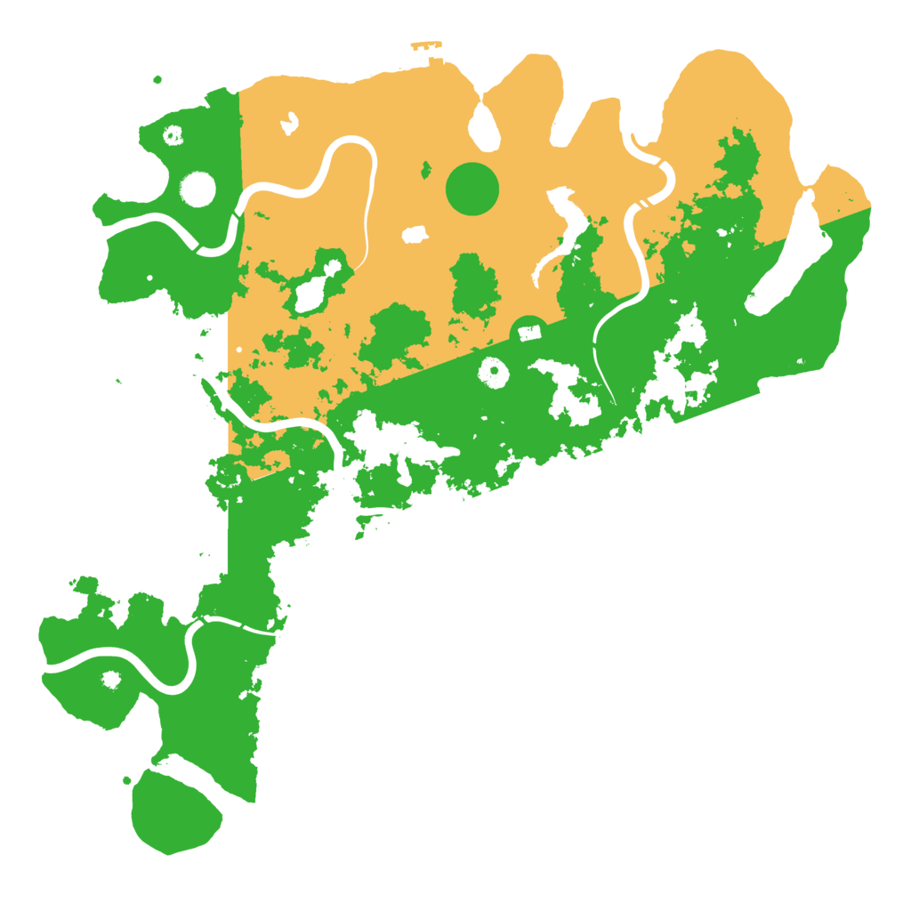 Biome Rust Map: Procedural Map, Size: 4500, Seed: 1847002557