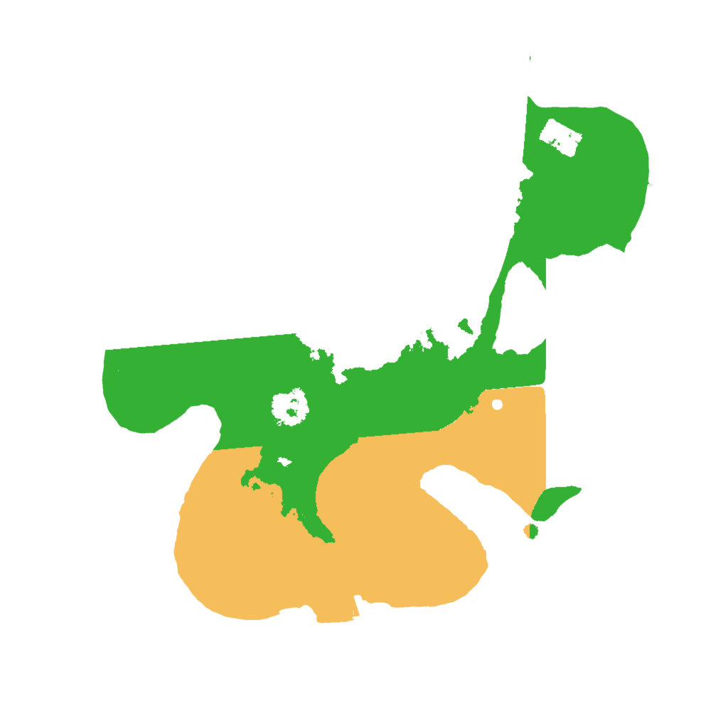 Biome Rust Map: Procedural Map, Size: 2000, Seed: 190909