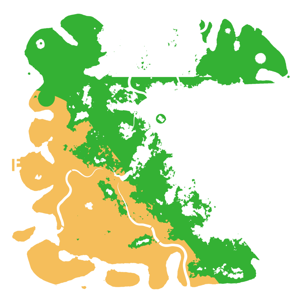 Biome Rust Map: Procedural Map, Size: 5099, Seed: 1337