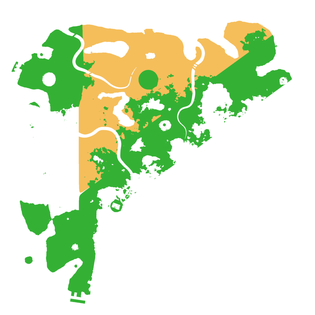 Biome Rust Map: Procedural Map, Size: 4250, Seed: 711934862